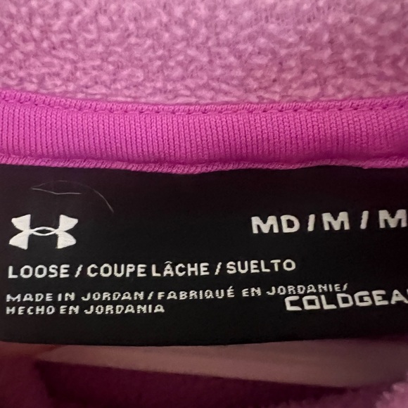 Under Armour Women’s Cold Gear Big Logo Hoodie Sweatshirt size M - Picture 4 of 9